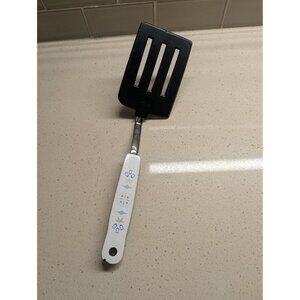 Vintage EKCO Nylon Dutch Tulip Slotted Short Spatula Flipper Turner 10”